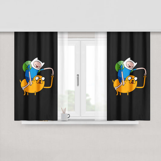 Adventure Time Beemo Fabric Window Curtains