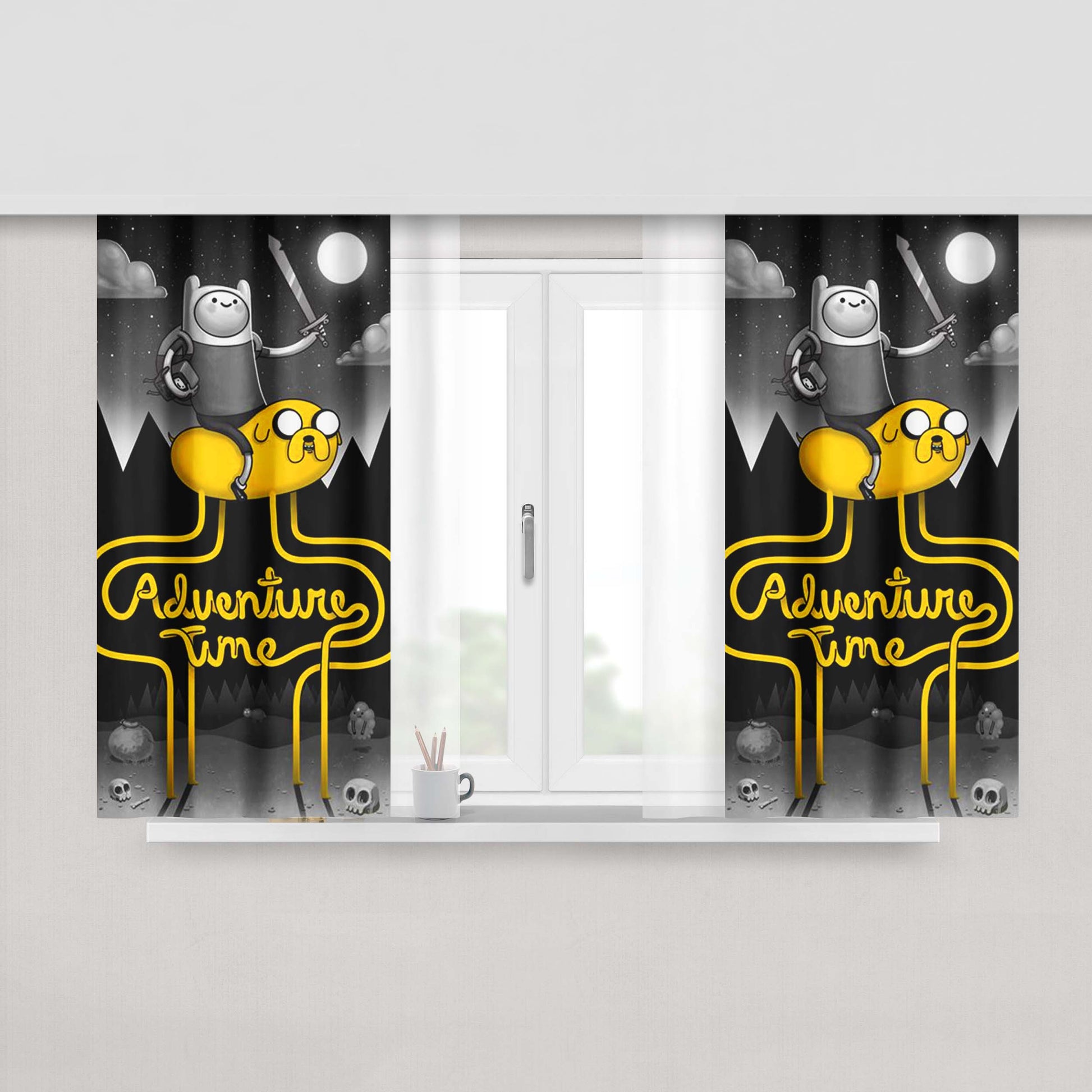 Adventure Time Bubbline Fabric Window Curtains