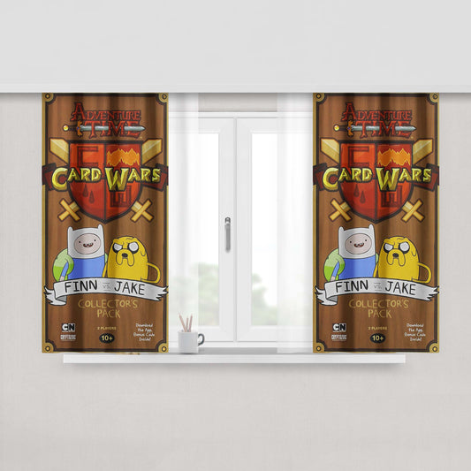 Adventure Time Camouflage Fabric Window Curtains
