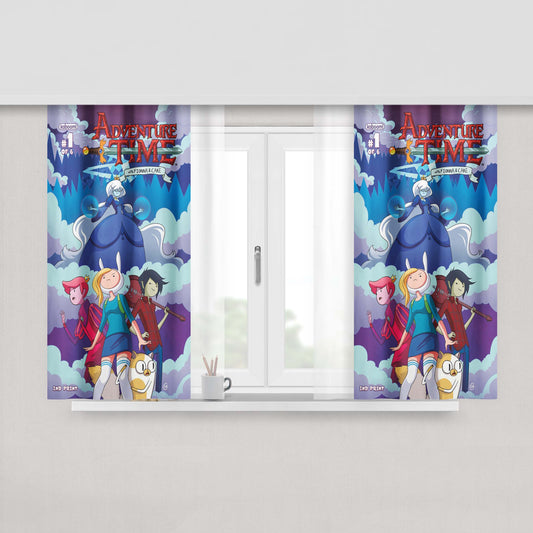 Adventure Time Finn Fabric Window Curtains
