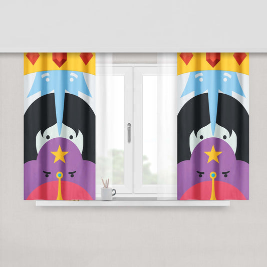 Adventure Time Hot Fabric Window Curtains