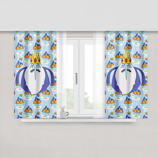 Adventure Time Ice King Marceline Lumpy Space Princess Fabric Window Curtains