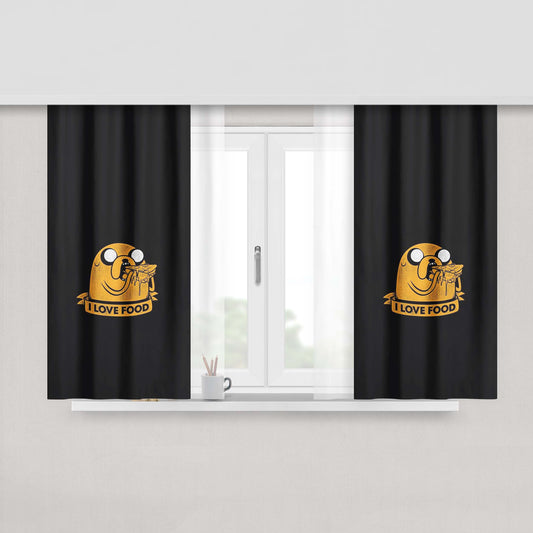 Adventure Time Jake And Finn Fabric Window Curtains