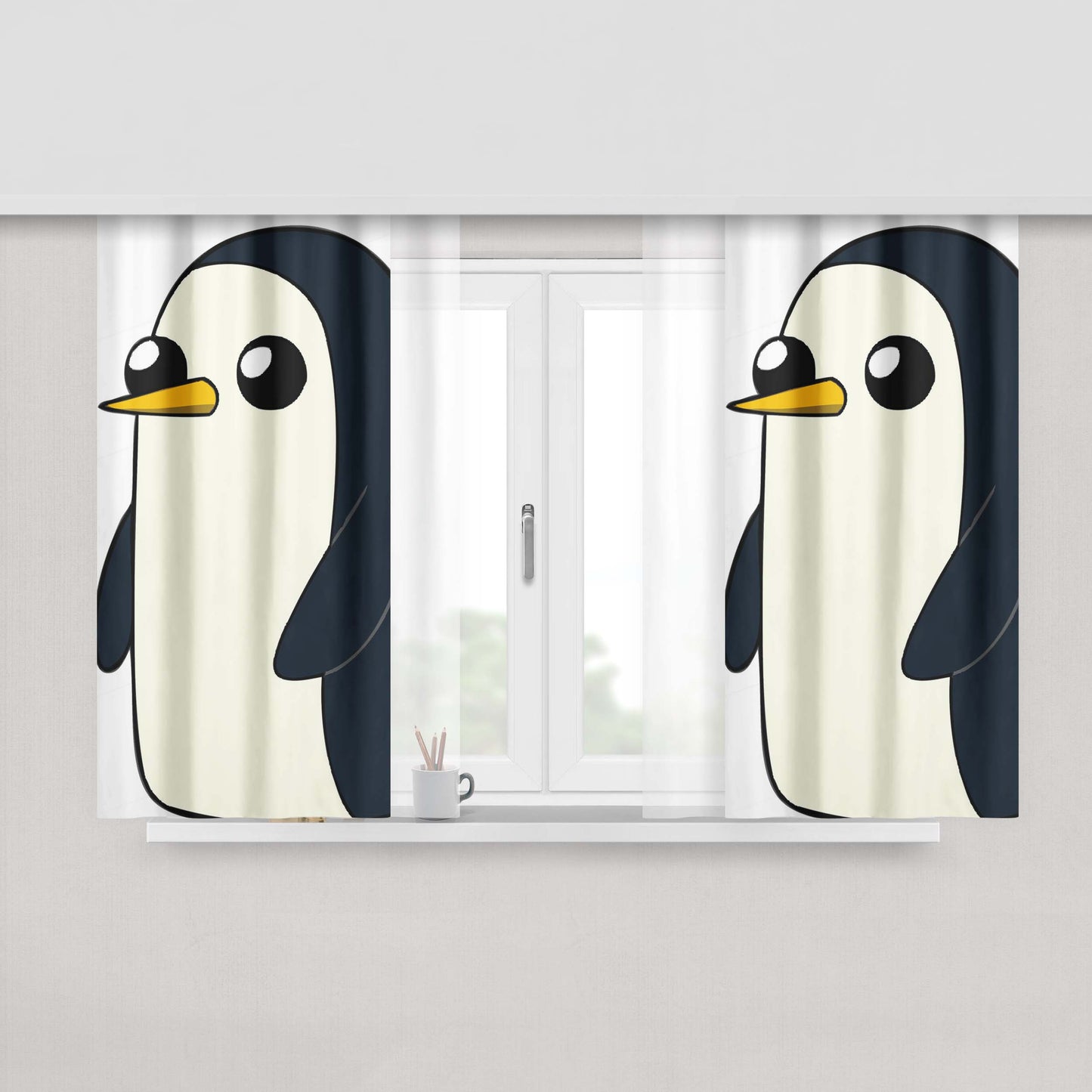 Adventure Time Party All Character Fabric Window Curtains