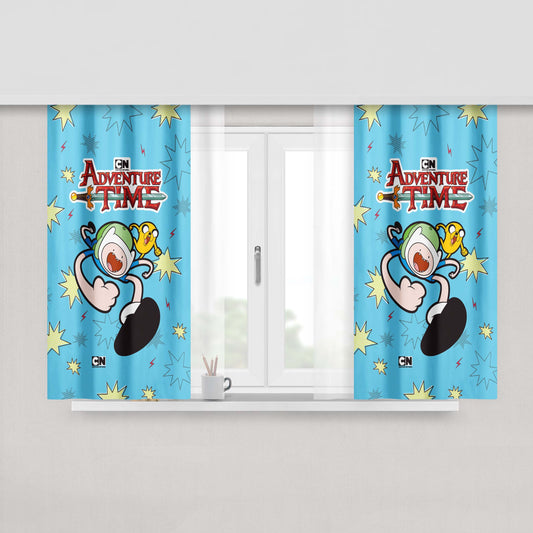 Adventure Time Penguin Fabric Window Curtains