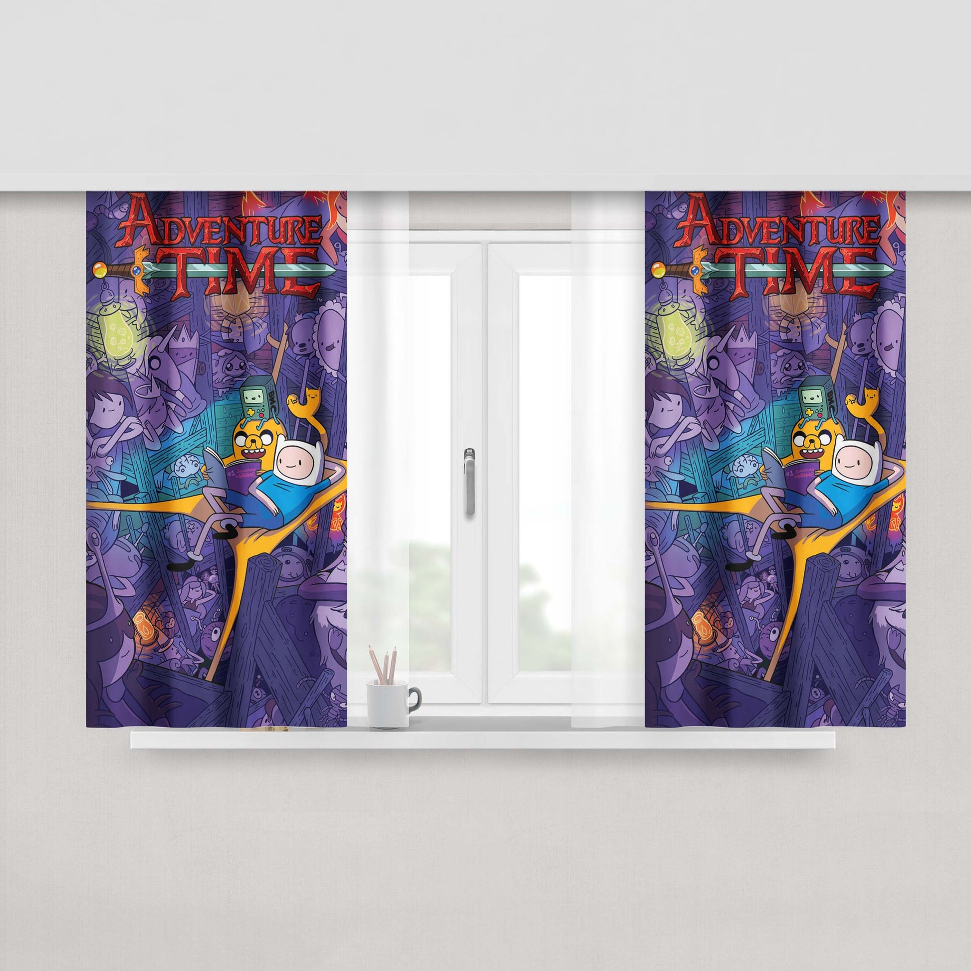 Adventure Time Vol 4 Fabric Window Curtains