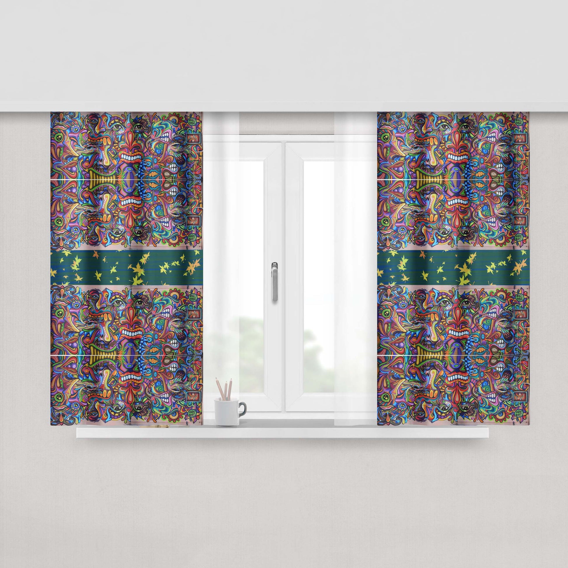 Aerosmith Fabric Window Curtains