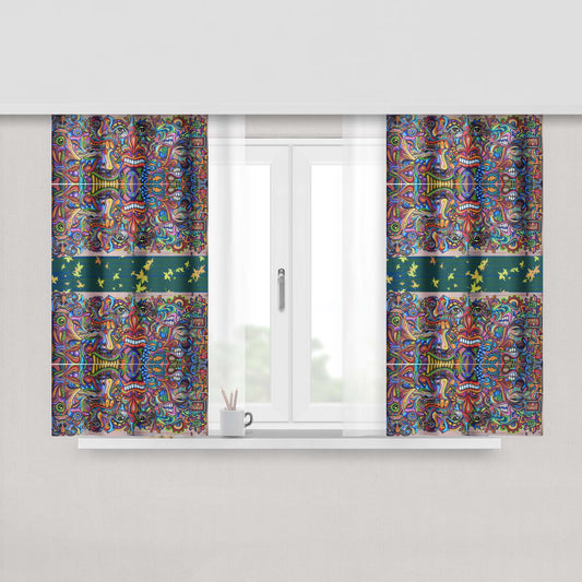 Aerosmith Fabric Window Curtains
