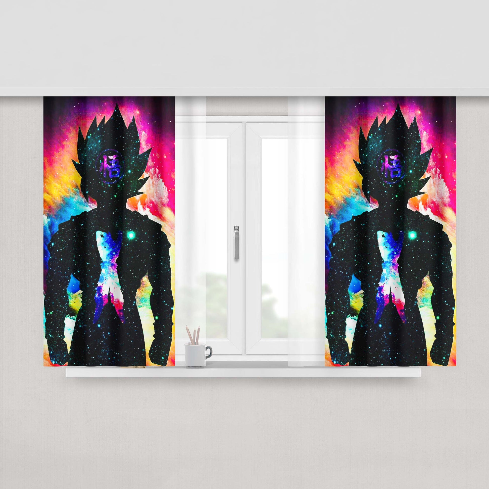 Aesthetic Color Abalone Shell Fabric Window Curtains