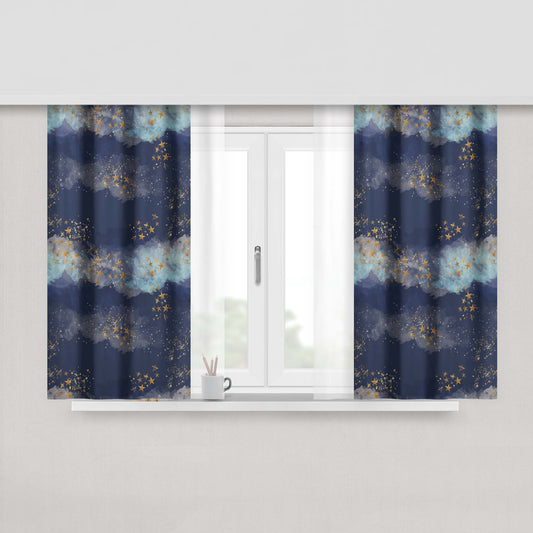 Aesthetic Spongebob Gary Fabric Window Curtains