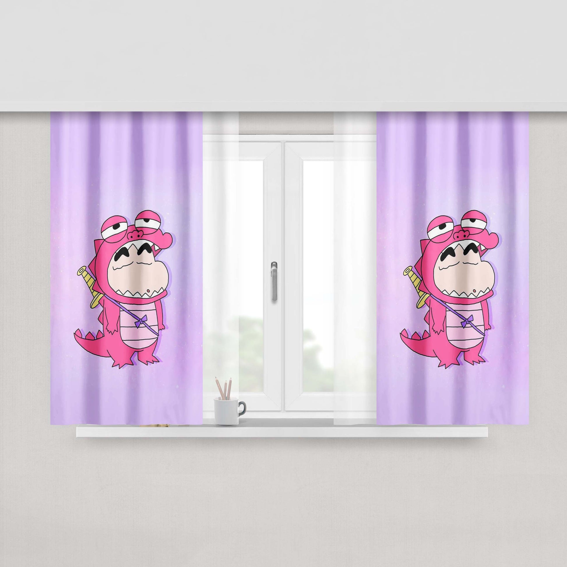 Aesthetics Rose Kendrick Lamar Fabric Window Curtains