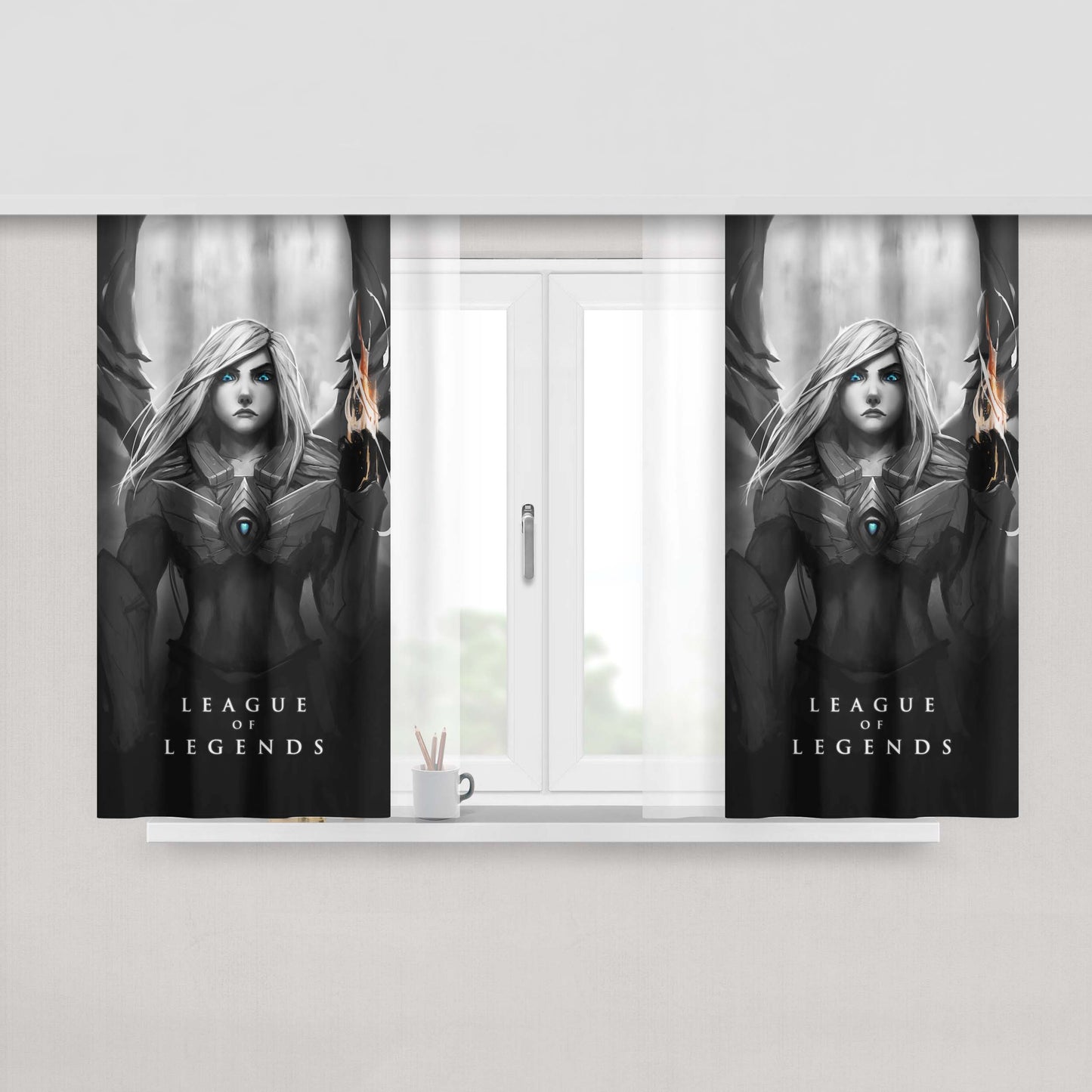 Aesthetics Shin Chan X Pink Dinosaur Costume Fabric Window Curtains