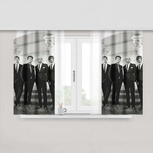 Affliction Logo Fabric Window Curtains