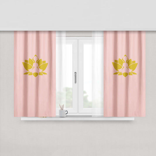 Afro Samurai Ninja Fabric Window Curtains