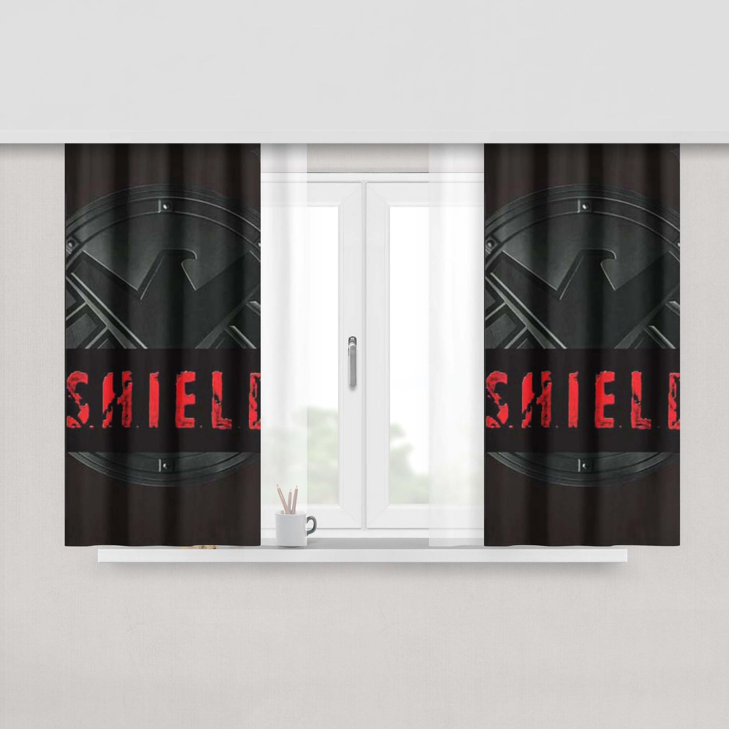 Agents Of Shield Hydra Fabric Window Curtains