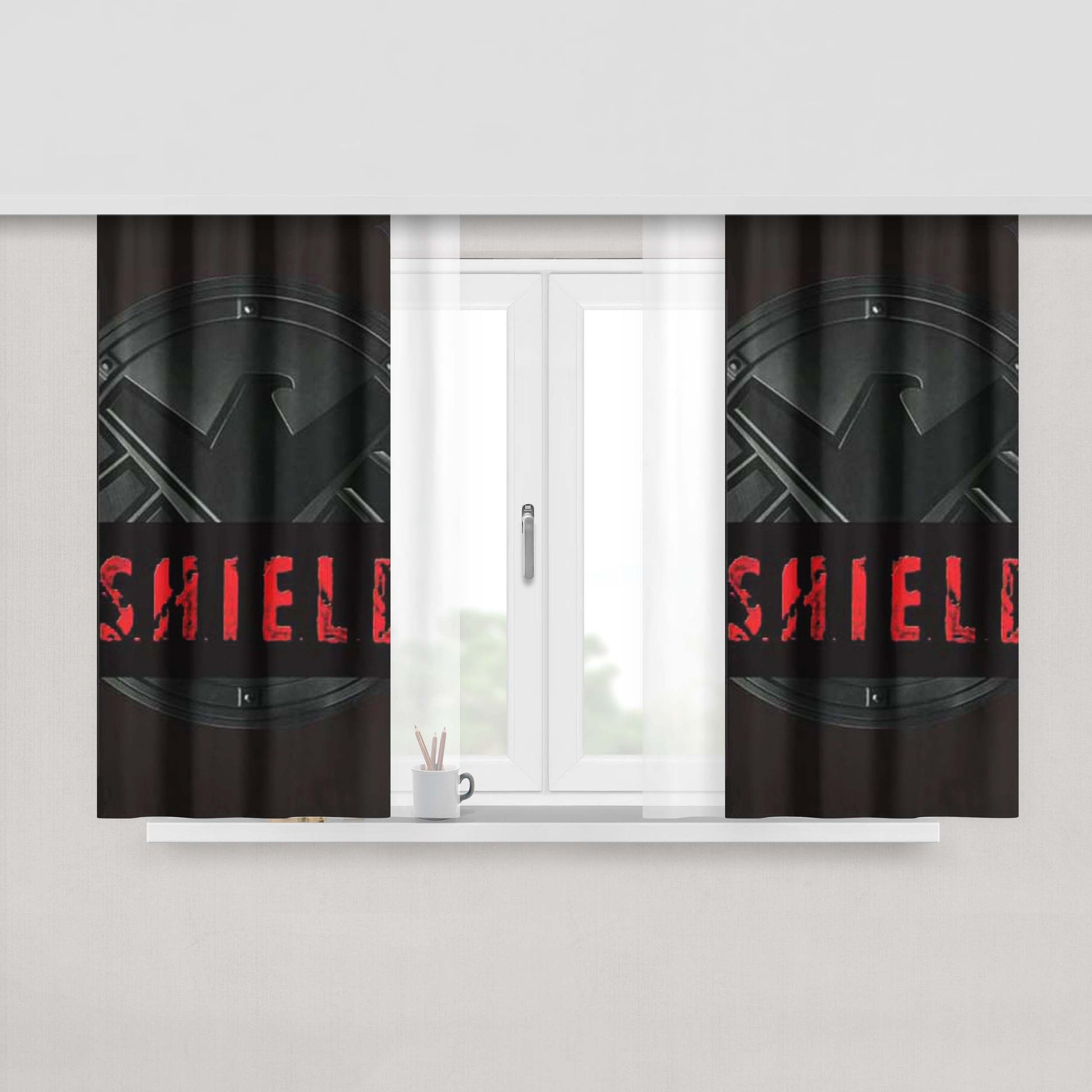 Agents Of Shield Hydra Fabric Window Curtains