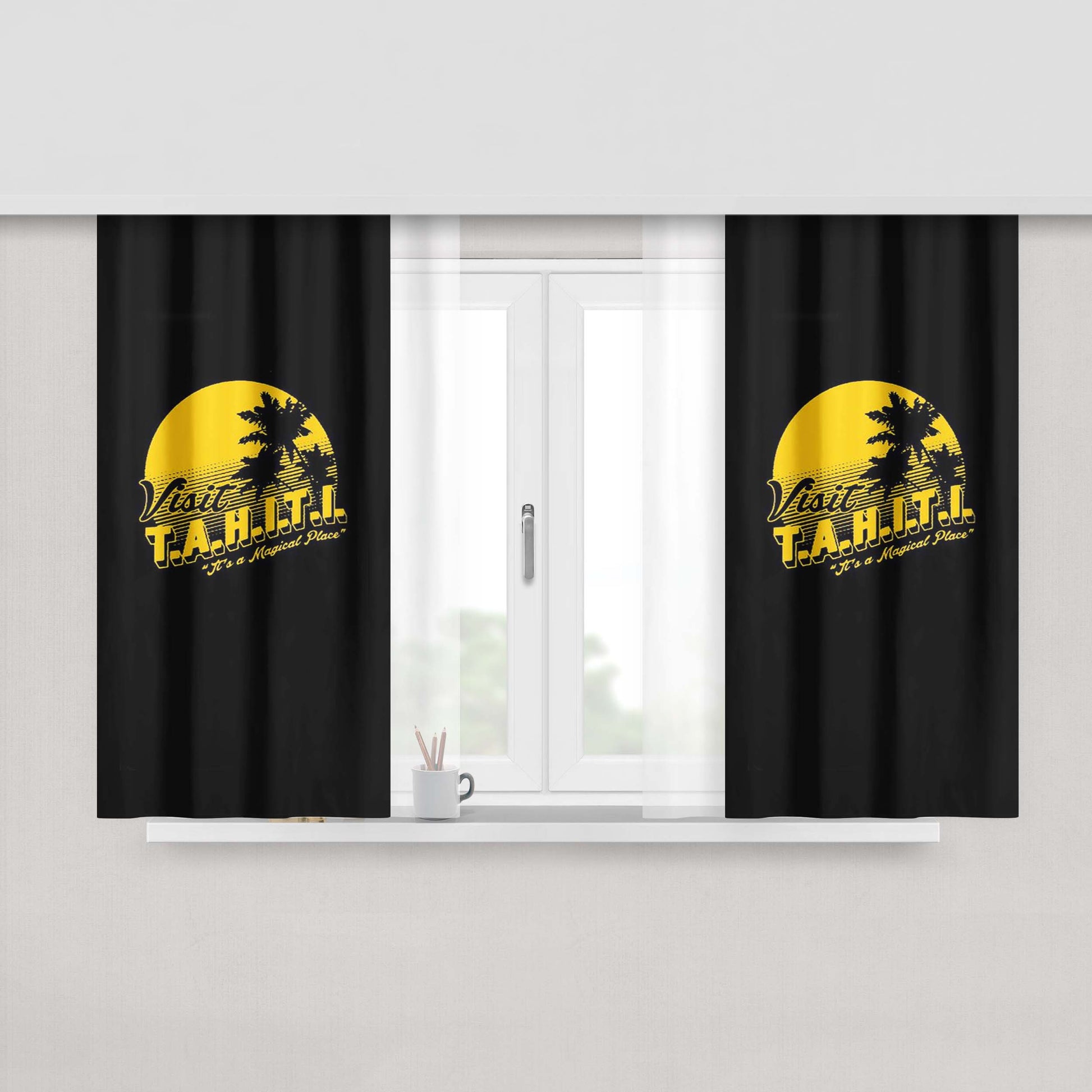 Agents Of Shield Tv Poster Fabric Window Curtains
