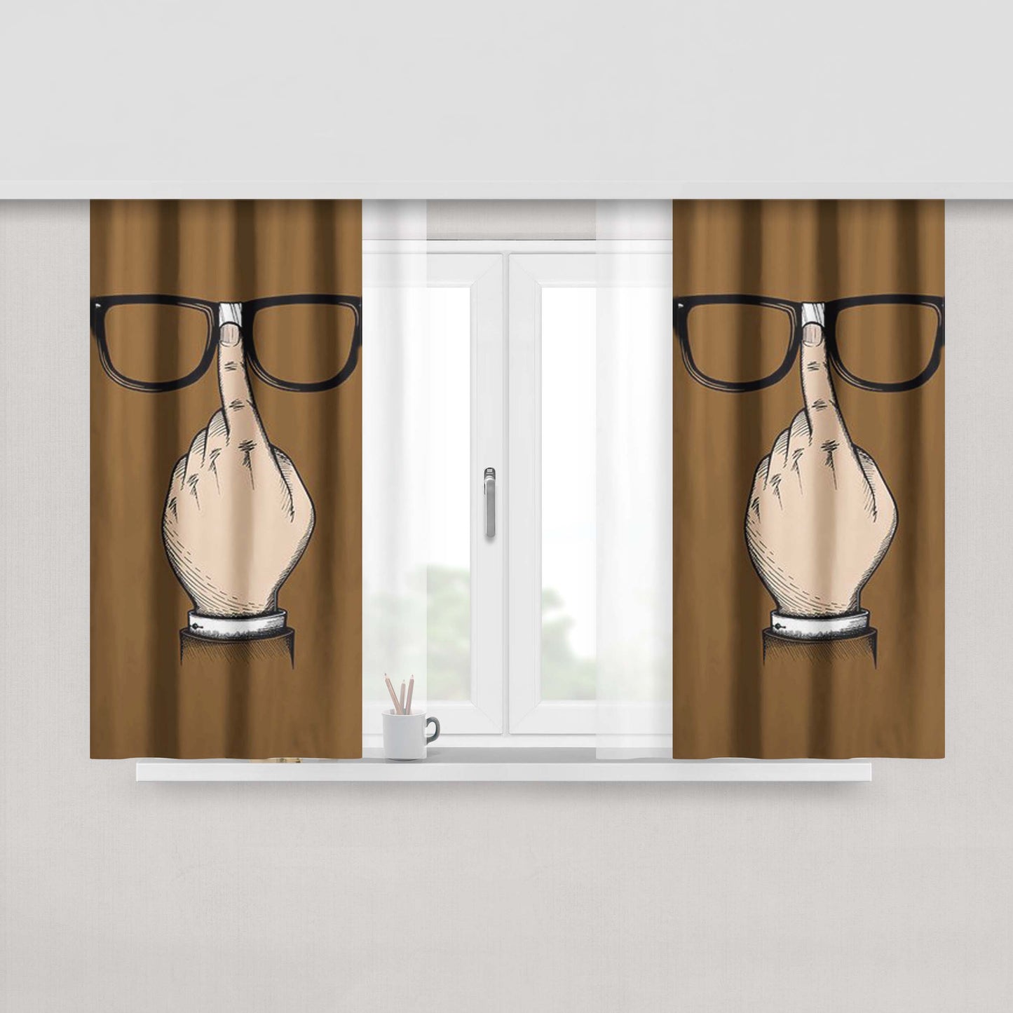 Agnostic Front Fabric Window Curtains