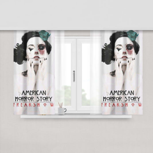 Ahri Chibi League Of Legends Chibis Fabric Window Curtains