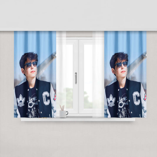 Ai-Chan Fabric Window Curtains