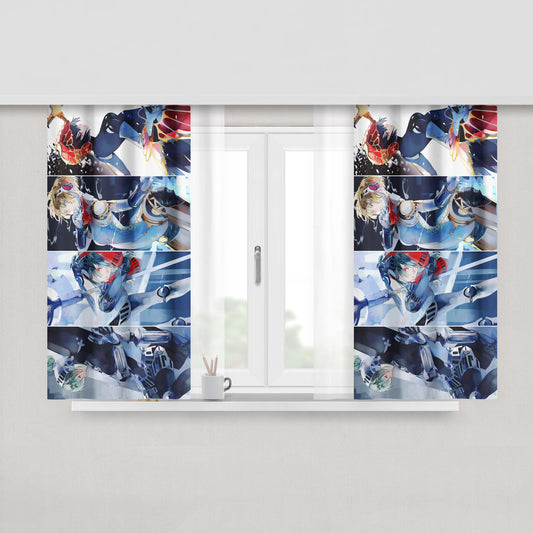 Aiden Pearce Watch Dogs Game Fabric Window Curtains