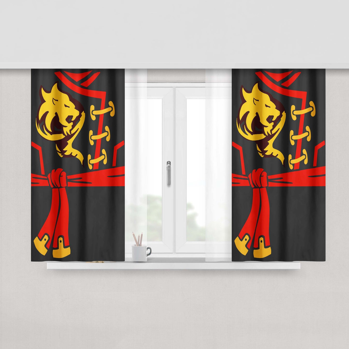 Airheads Candy Variety Bag Fabric Window Curtains