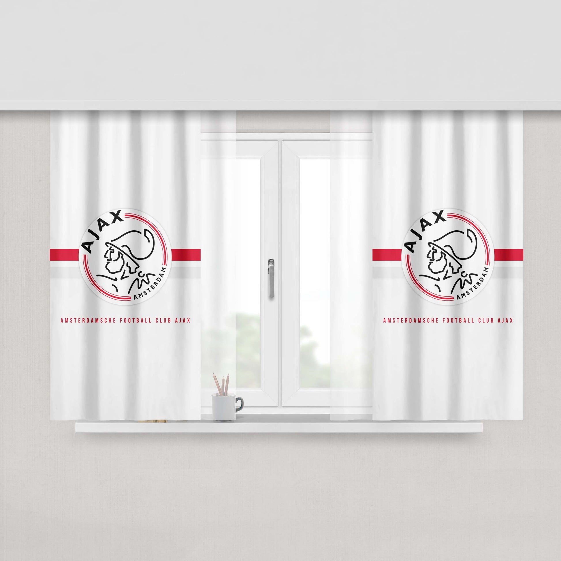 Ajax Amsterdam Wallpaper Fabric Window Curtains