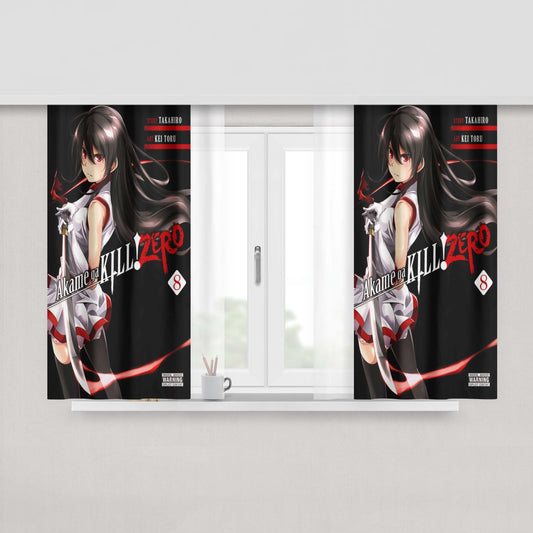 Akai Mobile Legend Warrior Fabric Window Curtains