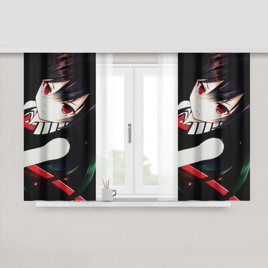 Akame Ga Kill Wiki Anime Fabric Window Curtains