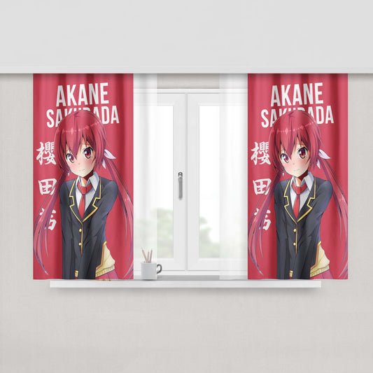 Akame Ga Kill Fabric Window Curtains