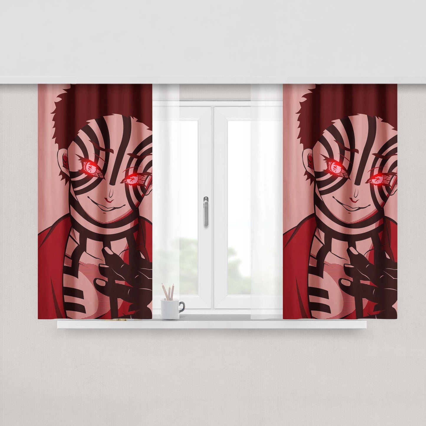 Akatsuki Fabric Window Curtains