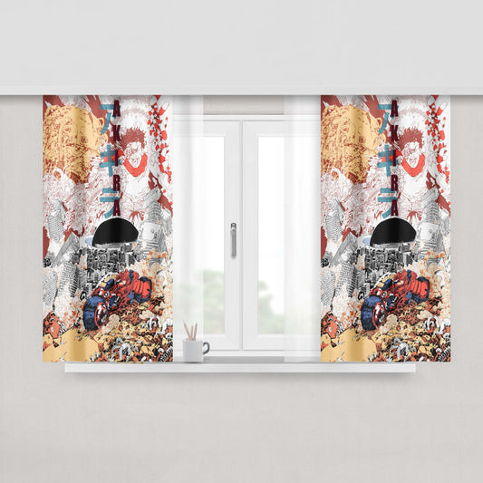Akira 1988 Fan Art Fabric Window Curtains