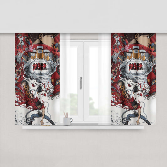 Akira Comic Legend Fabric Window Curtains