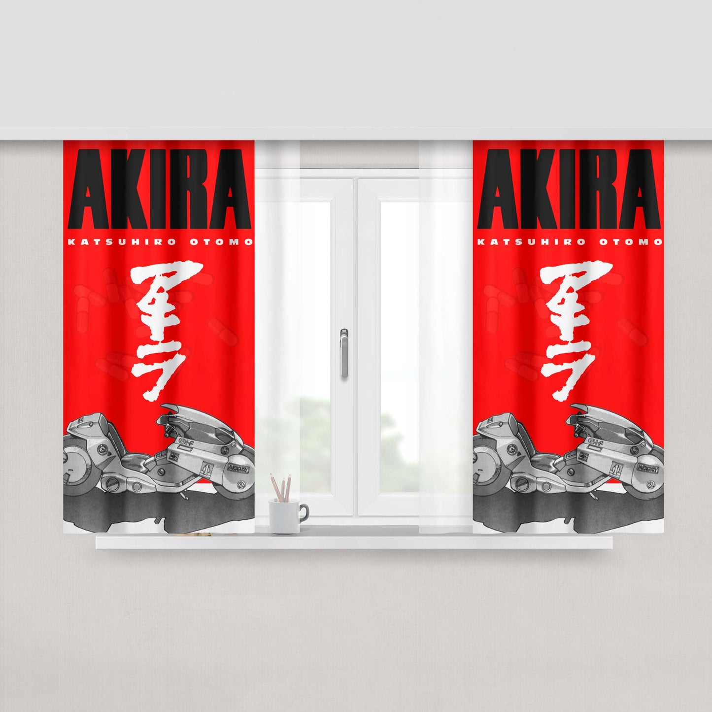 Akira Kanji Peach Skin Window Curtains