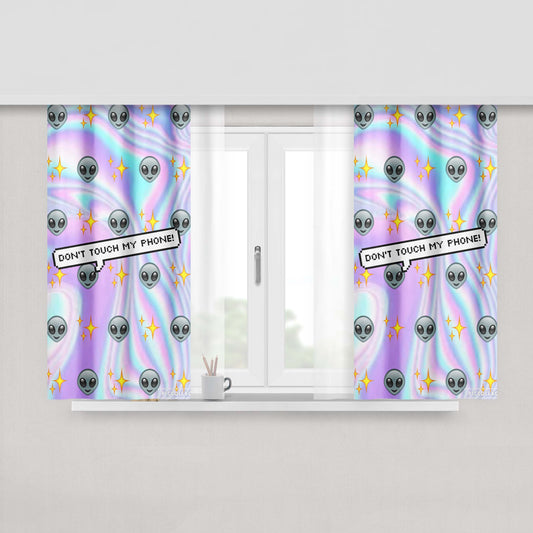 Alien Covenant Peach Skin Window Curtains