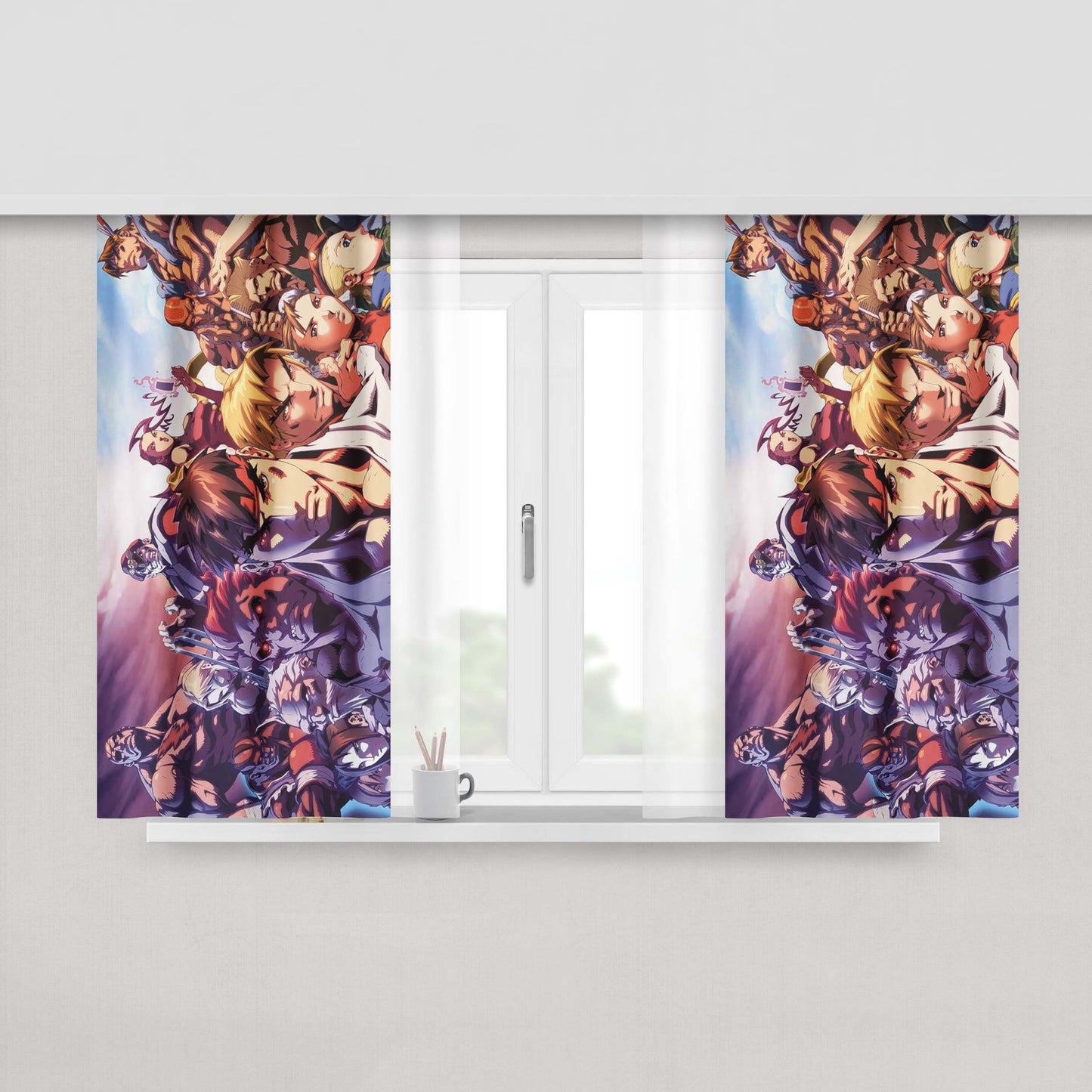 All Characters Roblox Cute Peach Skin Window Curtains