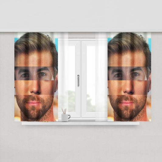 All Enemies From Doom Game Peach Skin Window Curtains