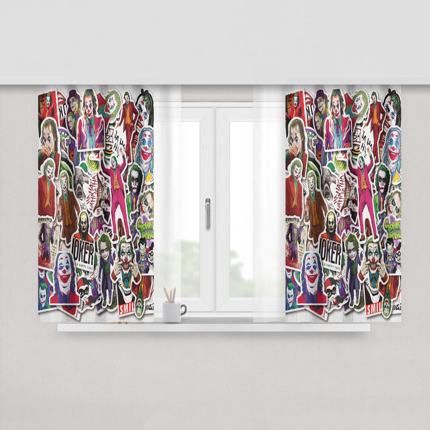 All I Need Is U Peach Skin Window Curtains