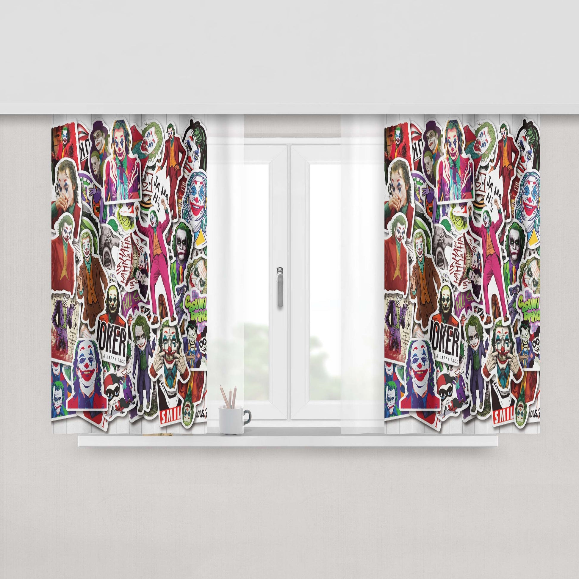 All I Need Is U Peach Skin Window Curtains