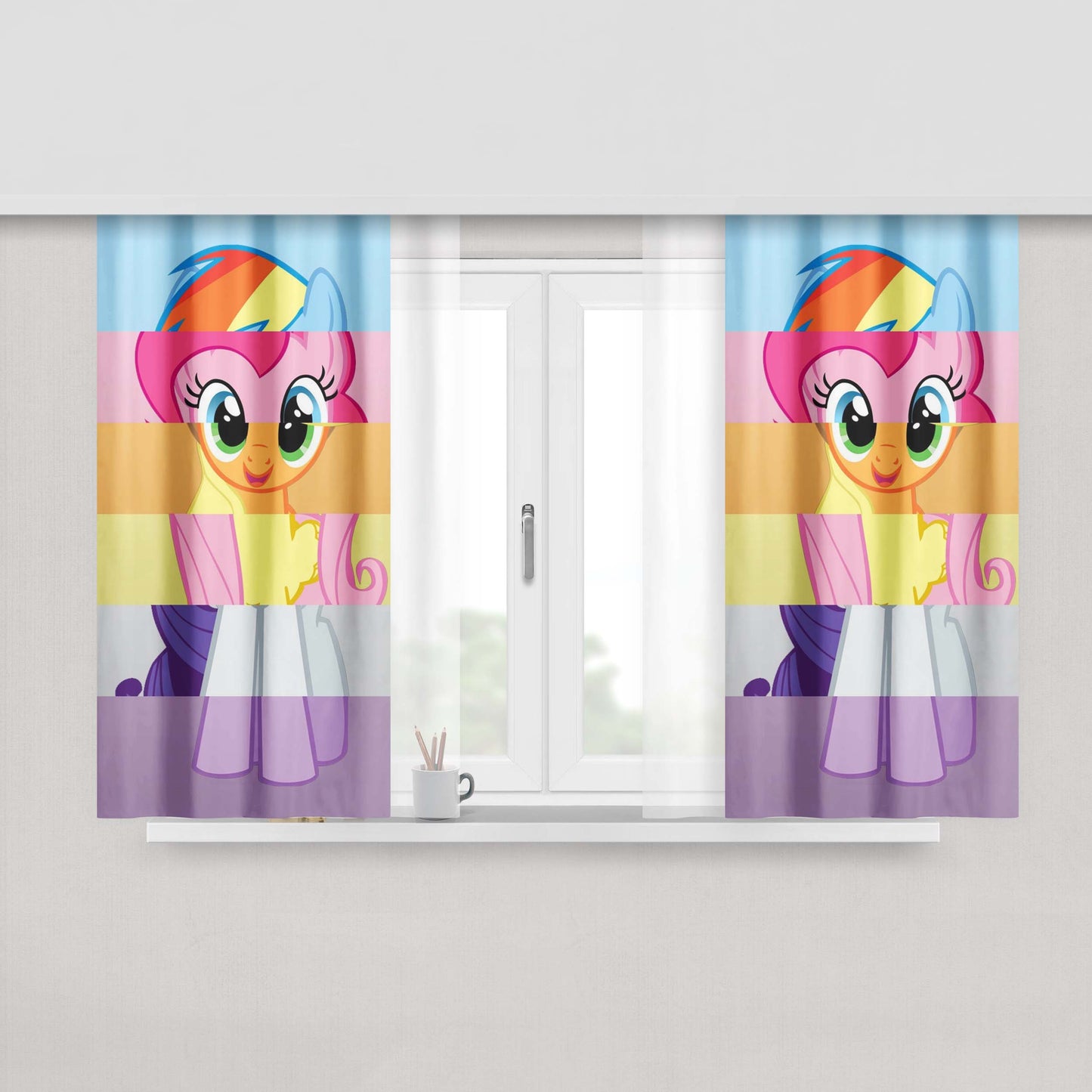 All Legendary Pokemon In One Peach Skin Window Curtains