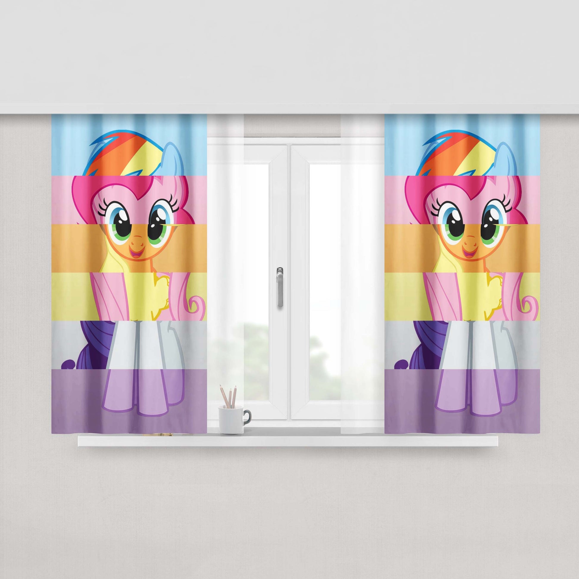 All Legendary Pokemon In One Peach Skin Window Curtains