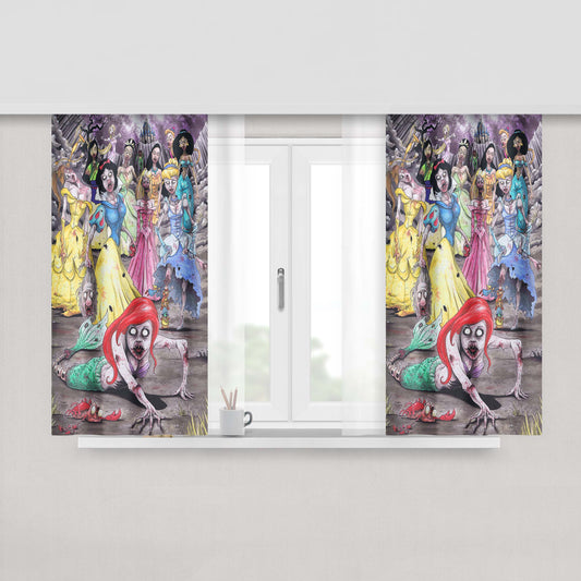 All Pokemon Peach Skin Window Curtains