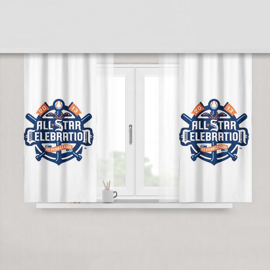 All Sport Cars Logo Peach Skin Window Curtains