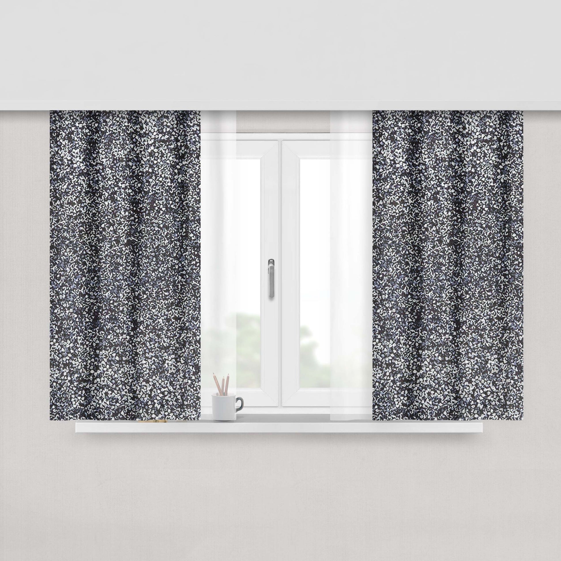 All Stars Artist Influencer Rap Collage Peach Skin Window Curtains