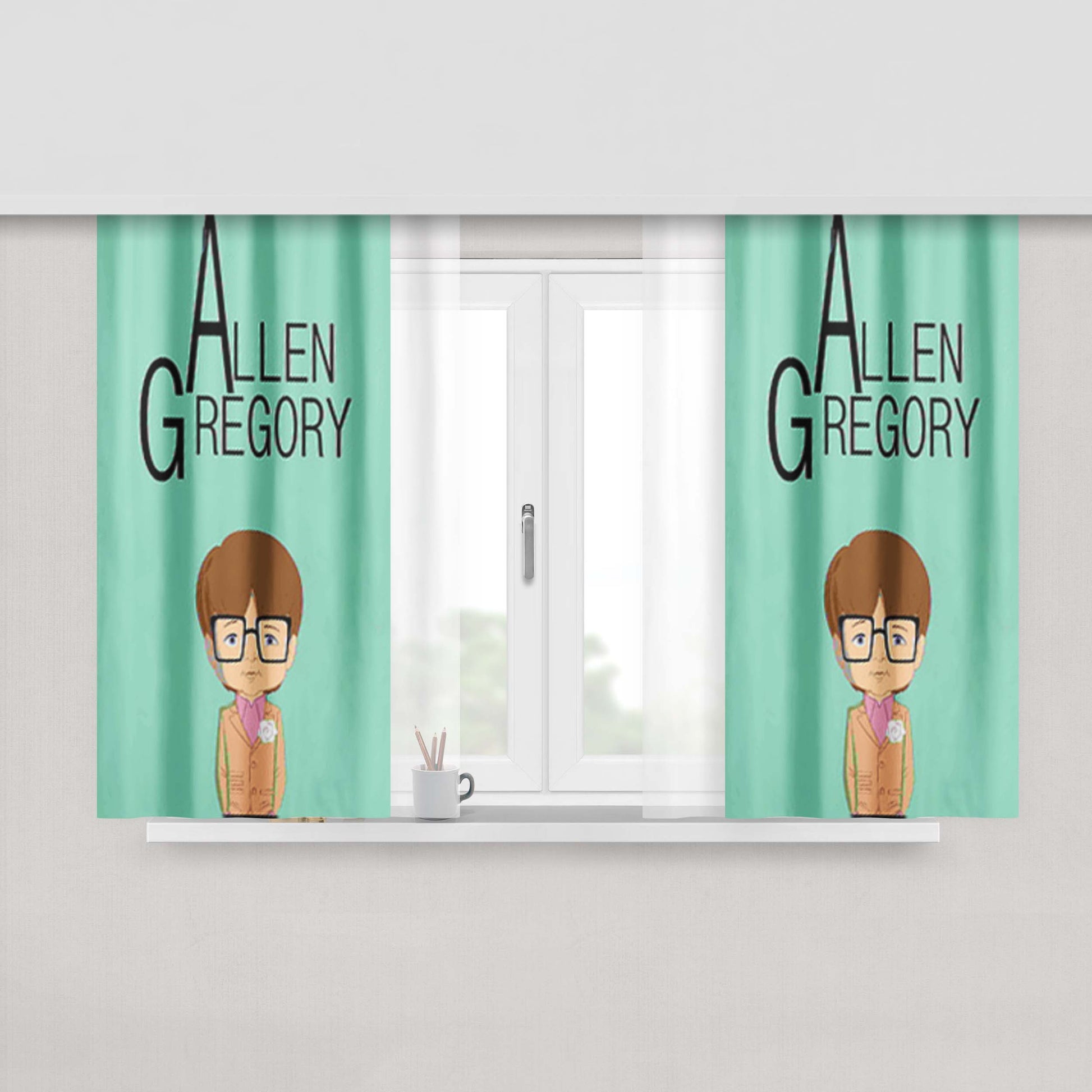 Allagan Tomestone Of Poetics Peach Skin Window Curtains