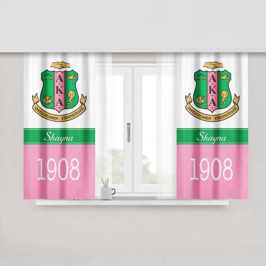 Alpha Gorilla King Kong Peach Skin Window Curtains