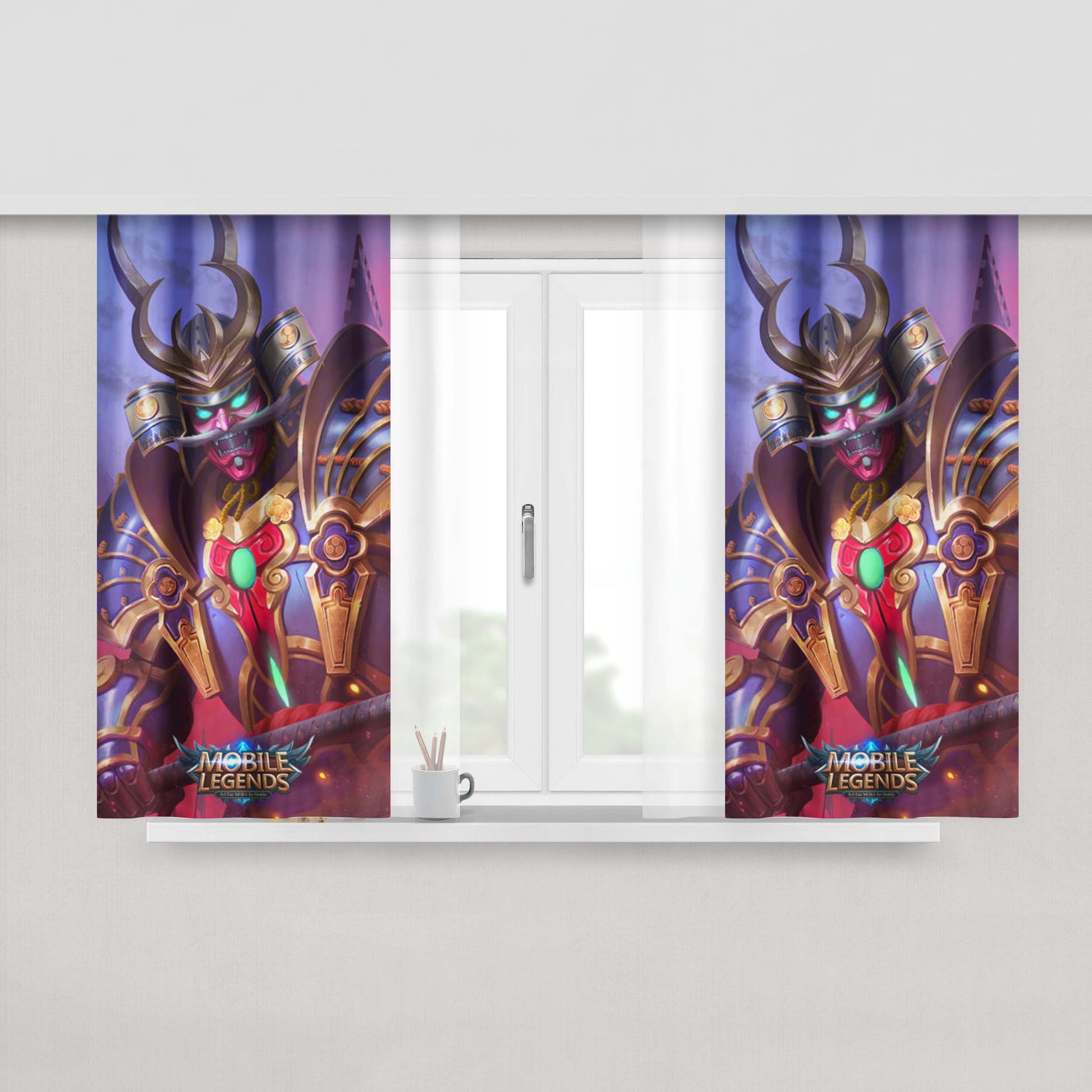Alpha Movie Peach Skin Window Curtains