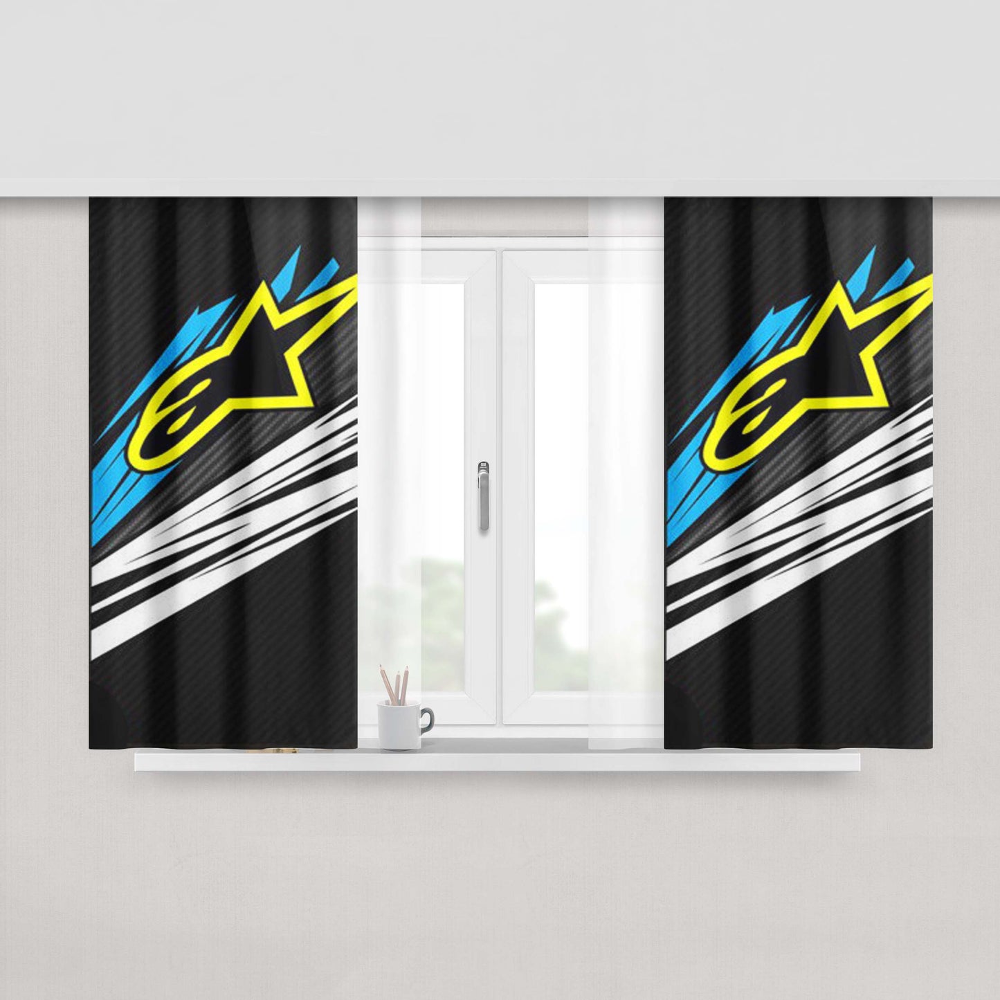 Alphonse Elric Peach Skin Window Curtains