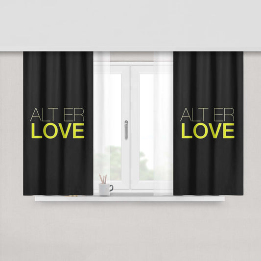 Alt-J Custom Peach Skin Window Curtains