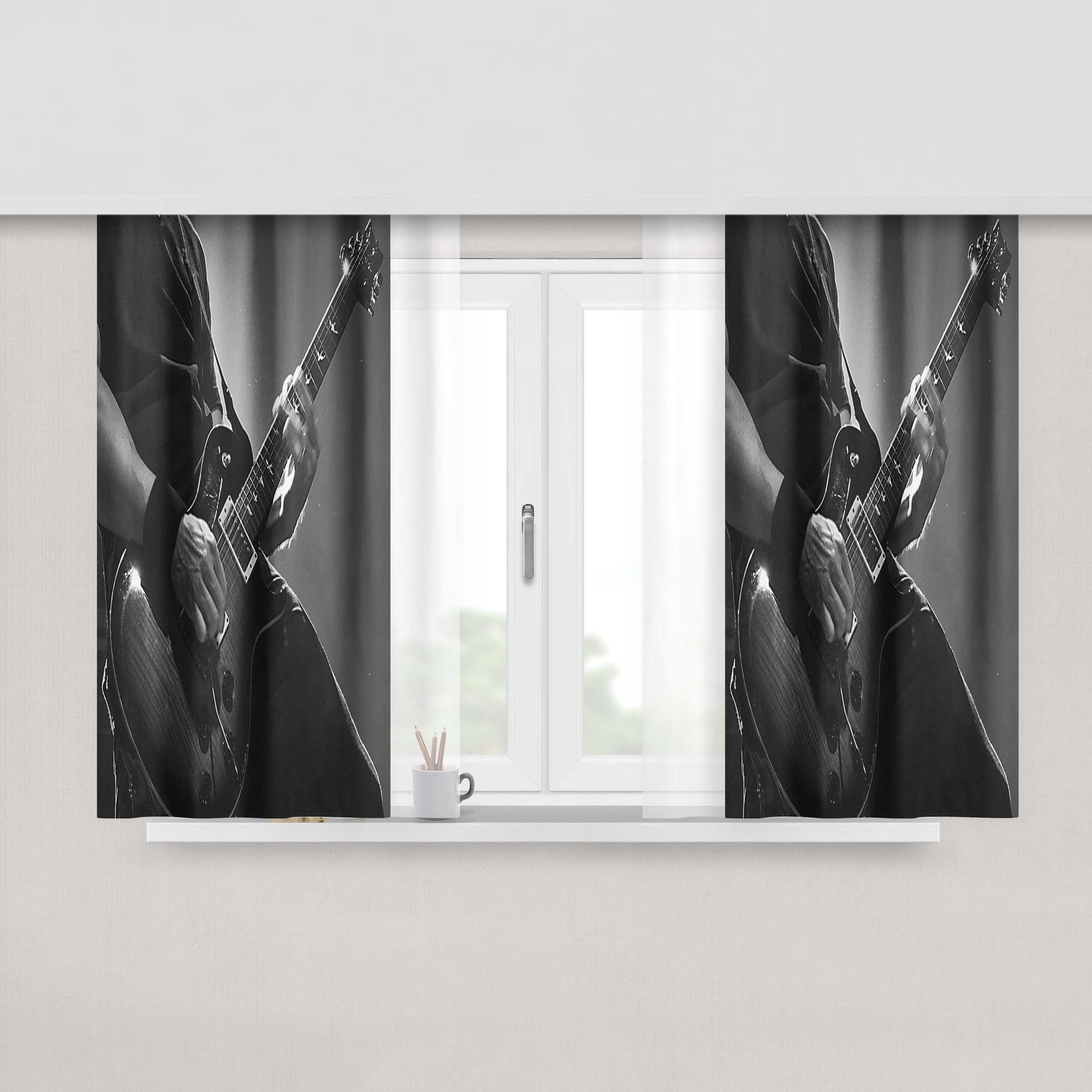 Alt Er Love Skam Peach Skin Window Curtains